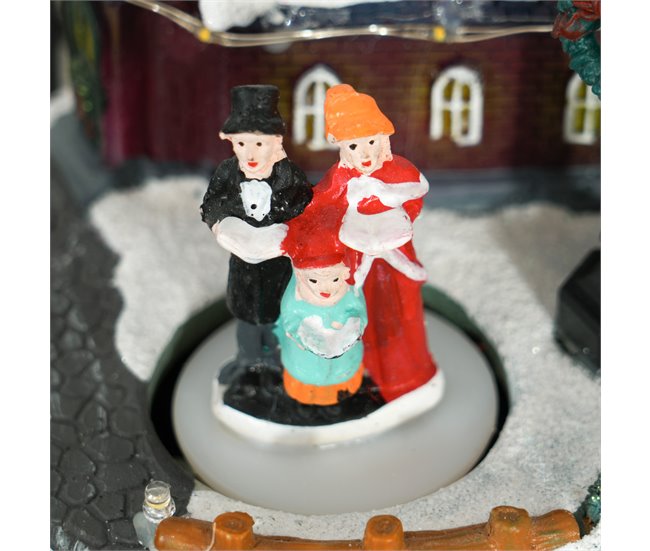 Aldeia de Natal Resina HOMCOM, casa - natal Multicor