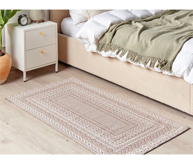 Beliani Pelos curtos BAGLAR 80x150 Bege