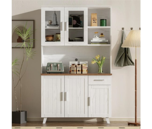 Aparador, sala de estar, sala de jantar Branco