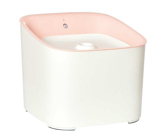 Fonte de Água para Gatos ABS PawHut Rosa