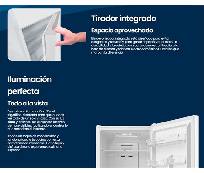 INFINITON Frigorifico Combinado FGC-345C20WEC, 330 l Branco