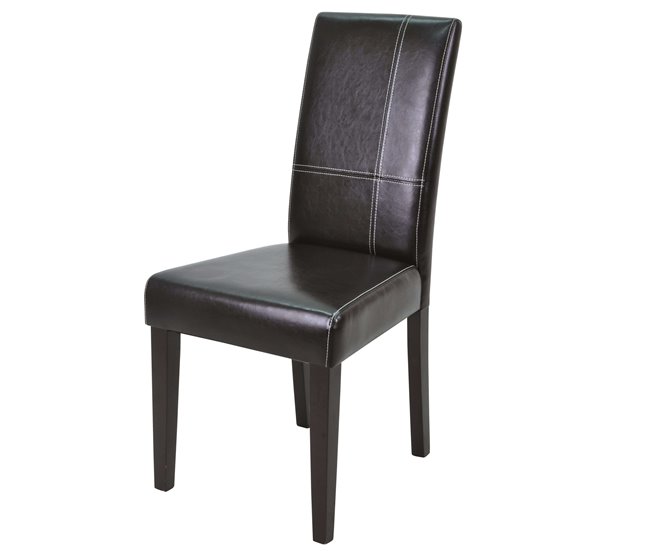 Pacote de 4 cadeiras de jantar Guevara Preto