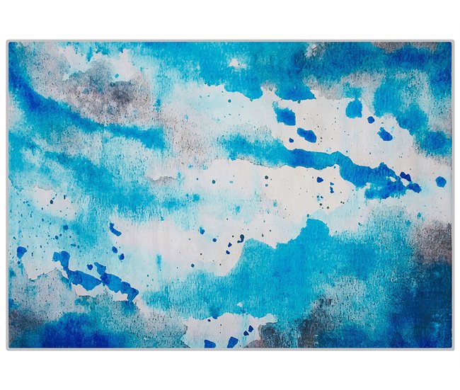 Beliani Pelos curtos BOZAT 160x230 Azul Claro