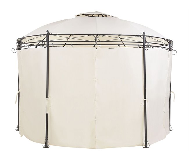 Beliani Pérgola de Jardim SAFARA 368x368 Bege