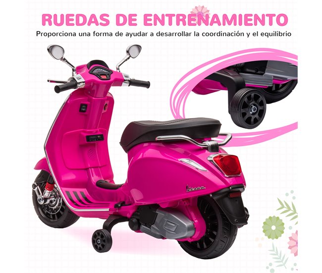 Moto para Crianças PP, Metal AIYAPLAY Rosa