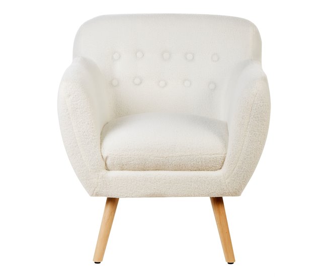 Beliani Poltrona MELBY Branco