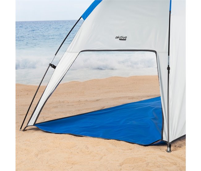 Aktive Tenda corta-vento de praia para 2 pessoas UV50 Azul
