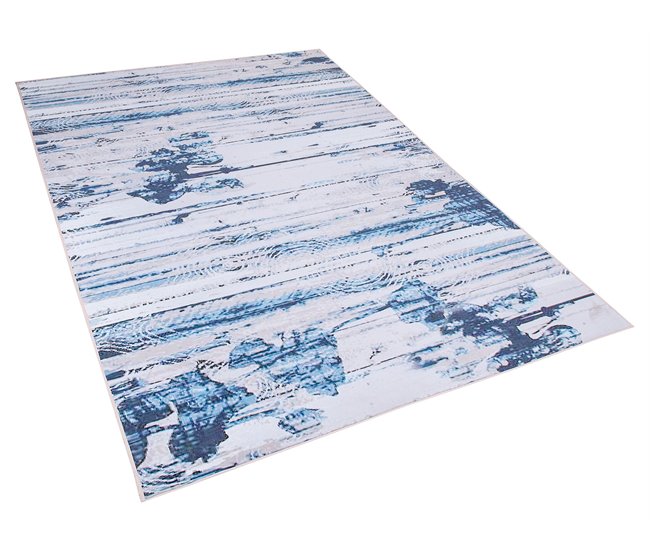 Beliani Pelos curtos BURDUR 140x200 Azul