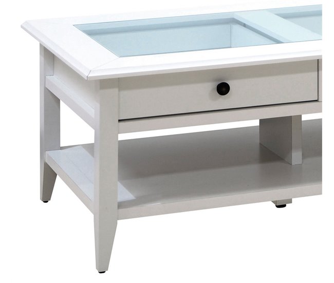 Mesa de centro retangular MELODY Branco