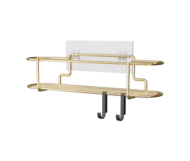 Porta-condimentos Naantali metálico autocolante Dourado