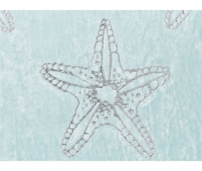 Beliani Almofada decorativa CERAMIUM 45x45 Azul Claro