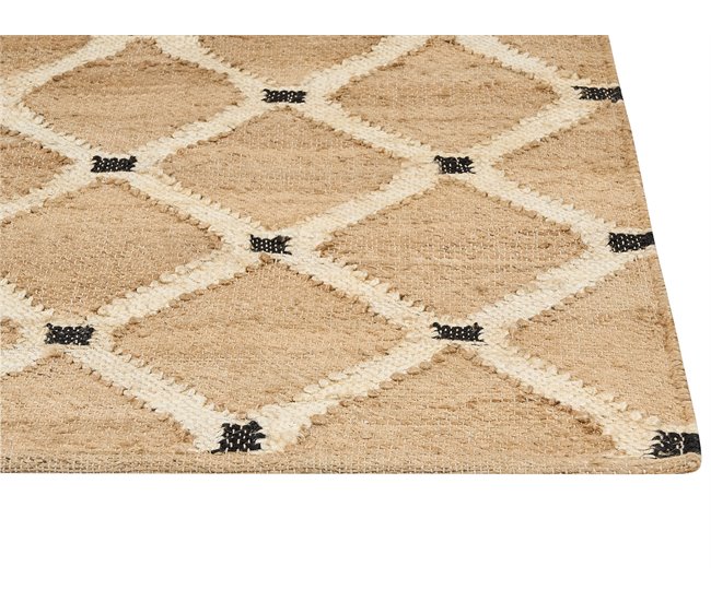 Beliani Entrelaçado KALEKOY 160x230 Bege