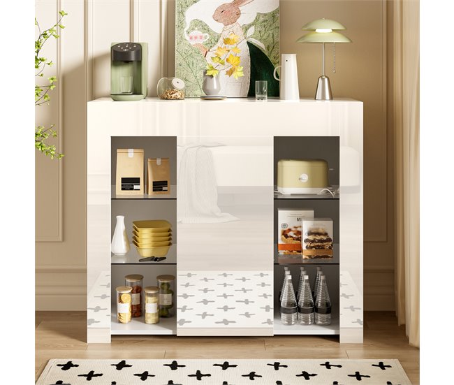 Aparador com 1 porta 95 Branco