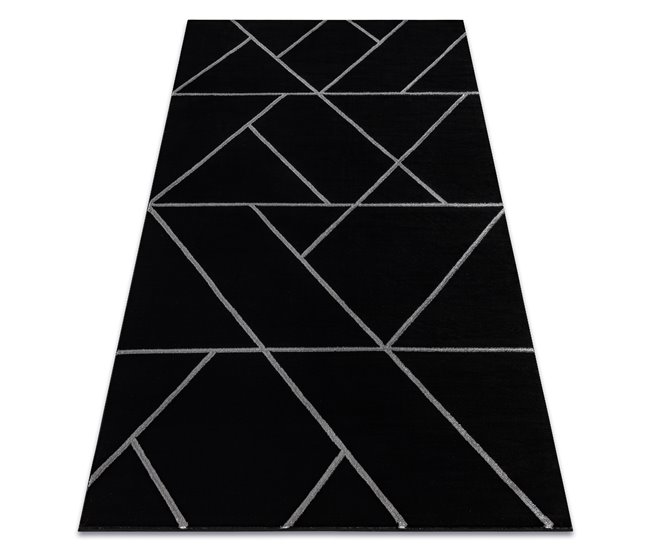 Tapete EMERALD exclusivo 7543 glamour 80x150 Preto