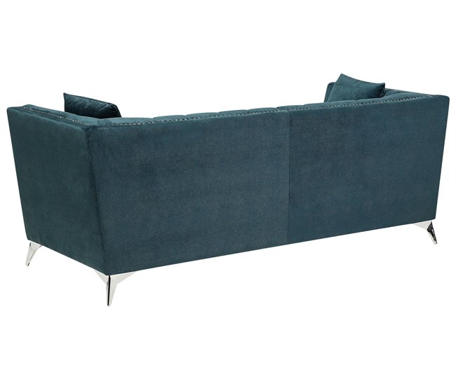 Beliani Conjunto de sofás GAULA Azul/ Verde