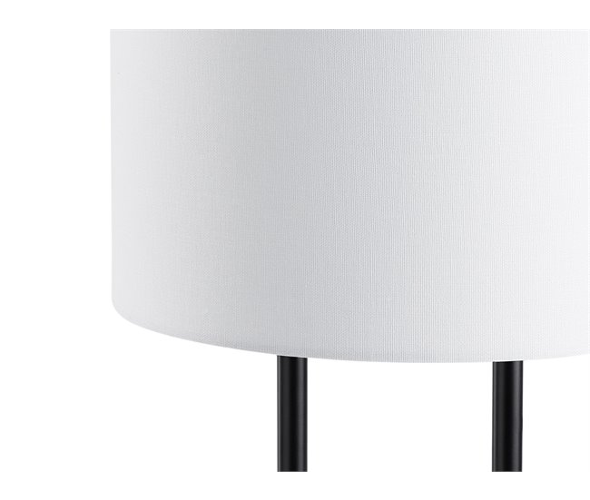 Beliani Lámpara de mesa REMUS Branco
