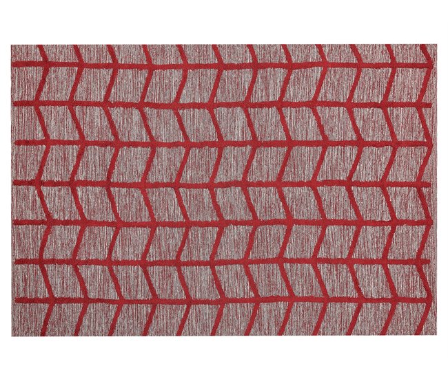 Beliani Pelos curtos SIVAS 140x200 Vermelho