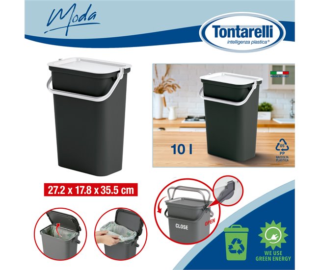 Recipientes para reciclagem Branco