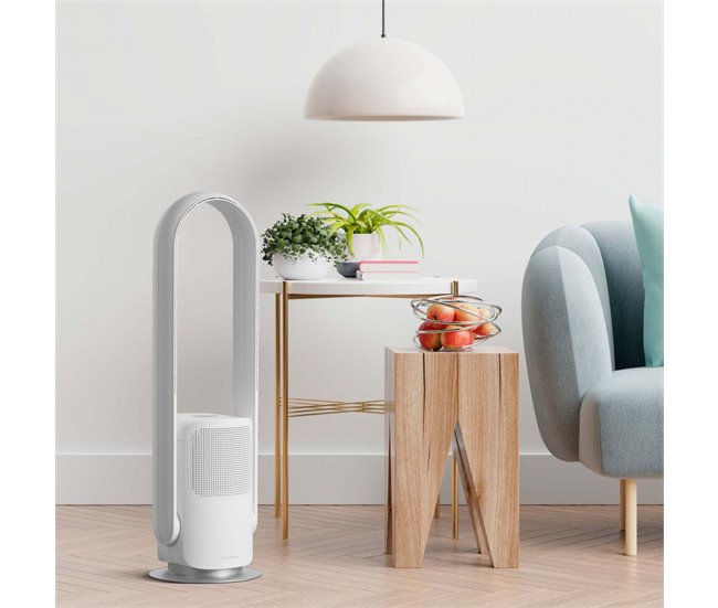 Ventilador de Pé WiFi Dayron Branco