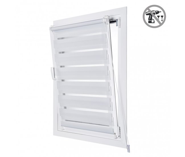 Estores Noite e Dia EasyFix, estore de rolo instalação sem furar 