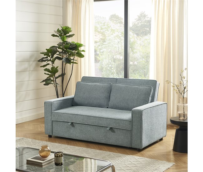 Sofá cama 2 lugares LOLA Azul