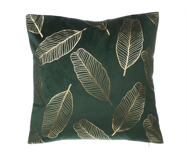 Beliani Almofada decorativa FREESIA 45x45 Azul/ Verde