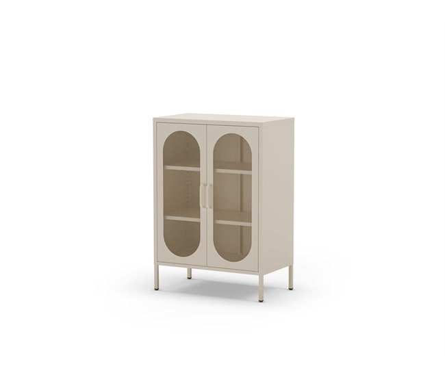 Aparador DIORA 100x70x40cm 2 portas Creme