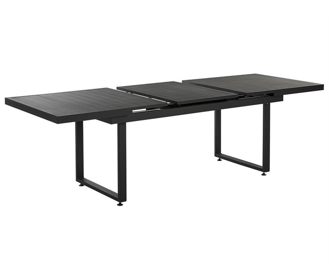 Beliani Conjunto de refeição VALCANETTO/TAVIANO Preto
