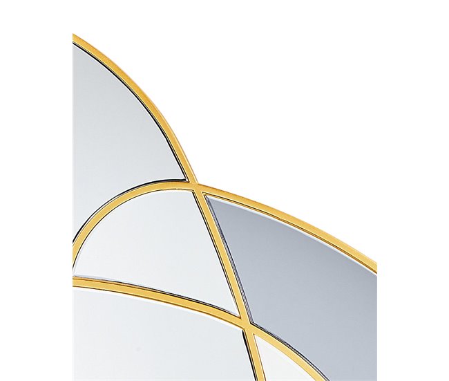 Beliani Espelho TAILLY 99x2 Dourado