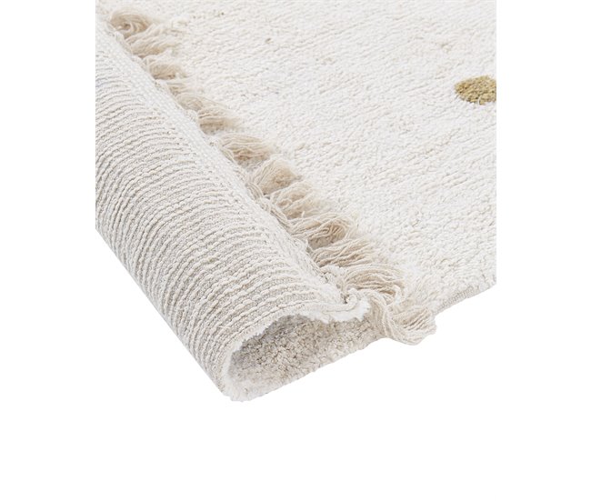 Beliani Pelos curtos ASTAF 140x200 Branco/ Bege