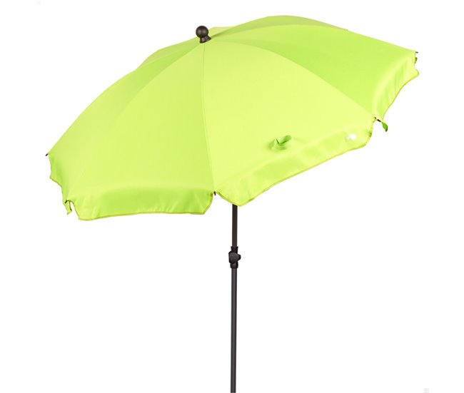 Aktive Beach Guarda-sol grande inclinável verde 200 cm UV30 Verde