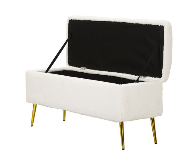 Banco com Arrumação MF304 112x42 Branco