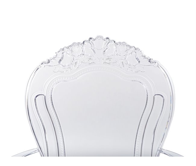 Beliani Silla para eventos VERMONT Transparente