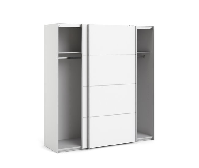 Roupeiro HERA portas deslizantes branco Branco