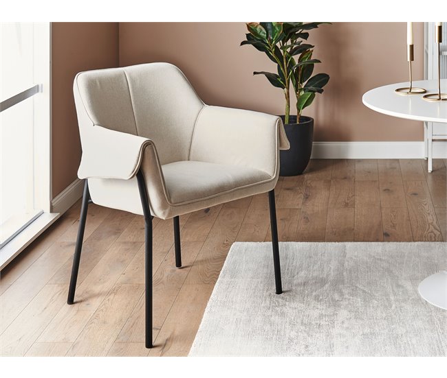 Beliani Poltrona ARLA Creme
