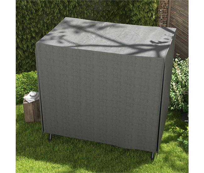 Capa para Móveis de Jardim Tecido Oxford Outsunny Cinza