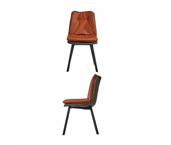 Poltrona Preto/ Laranja