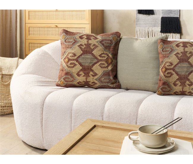 Beliani Almofada decorativa URPAD 45x45 Multicor