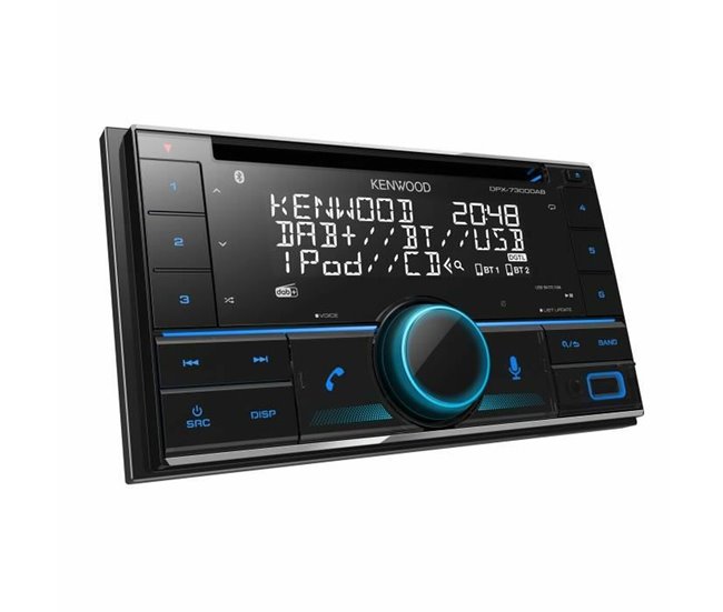 Rádio CD para carros DPX-7300DAB Preto