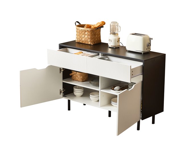 Aparadores Branco/ Preto