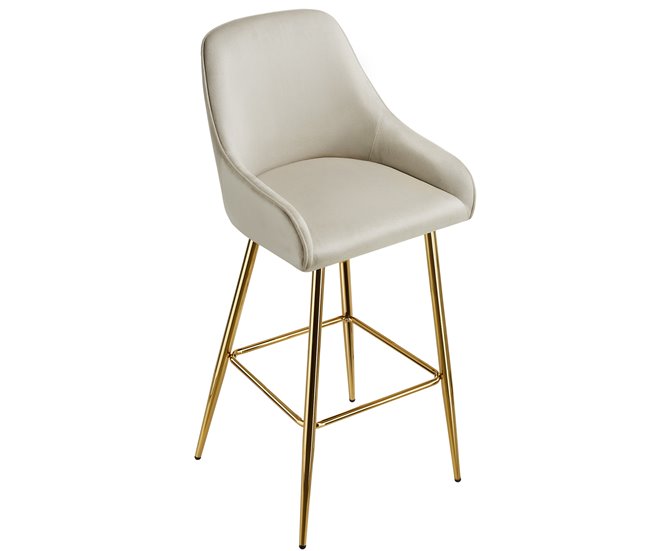 banco de bar Creme