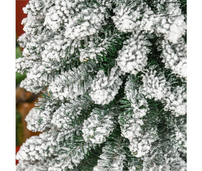Árvore de Natal Artificial PVC e Metal HOMCOM, casa - natal Verde