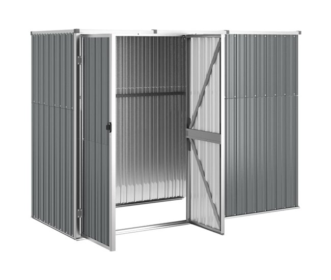 Abrigo de jardim, cabana, casa de armazenamento Cinza