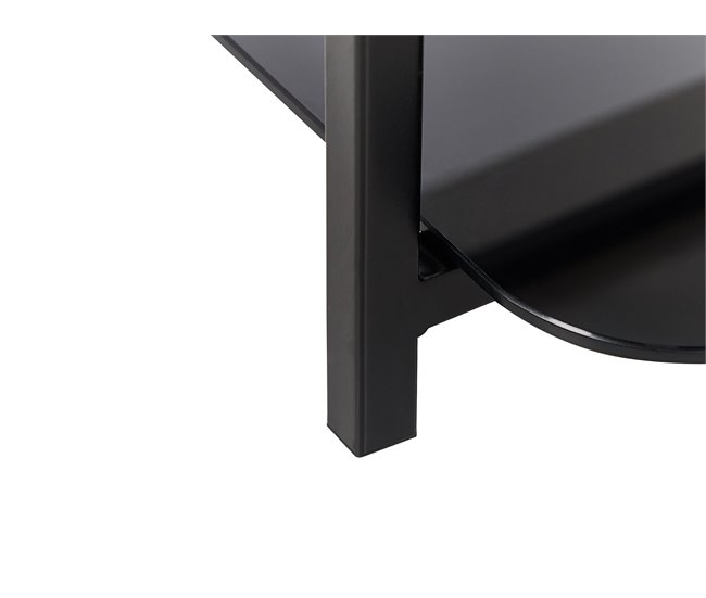 Beliani Mesa de centro GLOSTER 77x47 Preto