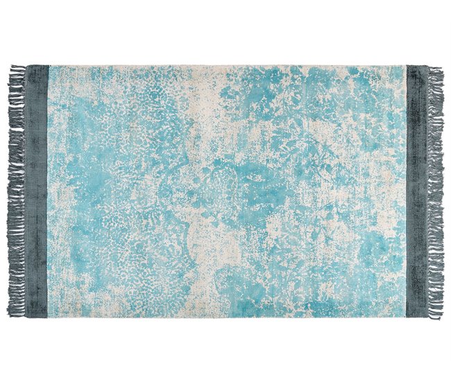Beliani De pelo corto AKARSU 140x200 Azul Claro