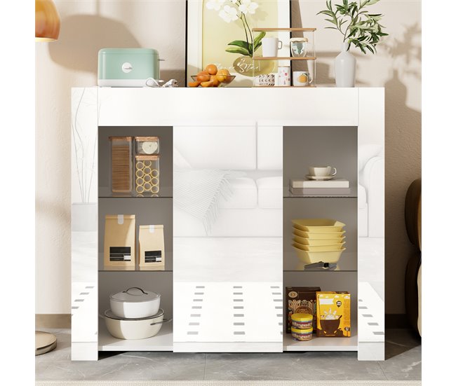 Aparador com 1 porta 95 Branco