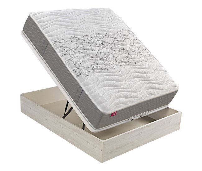 Colchão SKYLIGHT 8 K PIKOLIN de espuma Adaptex + sommier grátis Grupo Pikolin cor glaciar 