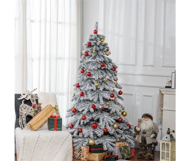 Árvore de Natal PVC e Metal HOMCOM, casa - natal GR1531651