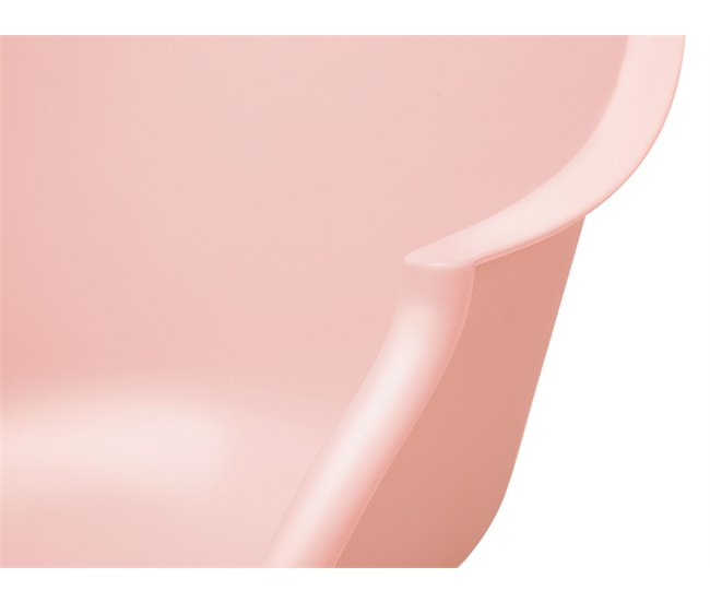 Beliani Cadeira de baloiço HARMONY Rosa
