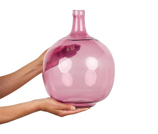 Beliani Jarro decorativo CHAPPATHI Rosa